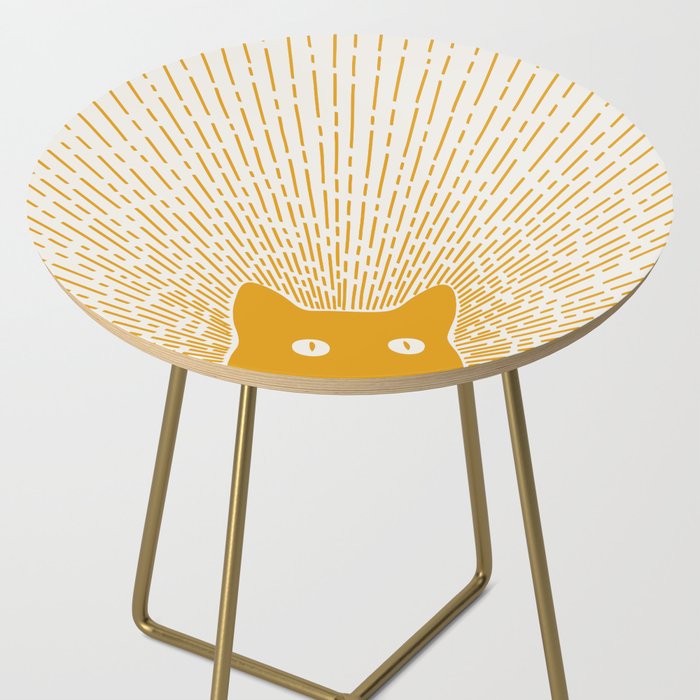 Cat Landscape 96: Good Meowning Side Table Gallery Image 2
