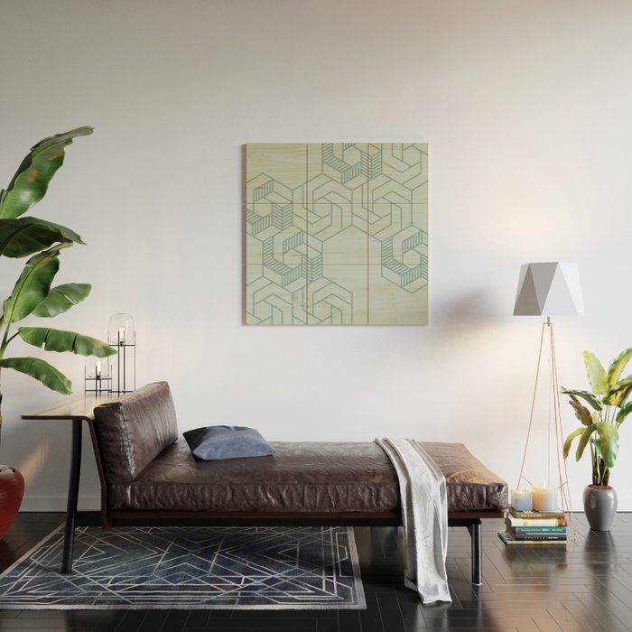 Hex 606 Wood Wall Art Gallery Image 2