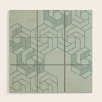 Hex 606 Wood Wall Art Gallery Image 1