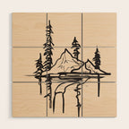 Abstract Landscape II Wood Wall Art Gallery Image 1