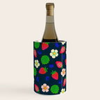 Strawberry magic - navy Wine Chiller Gallery Image 1