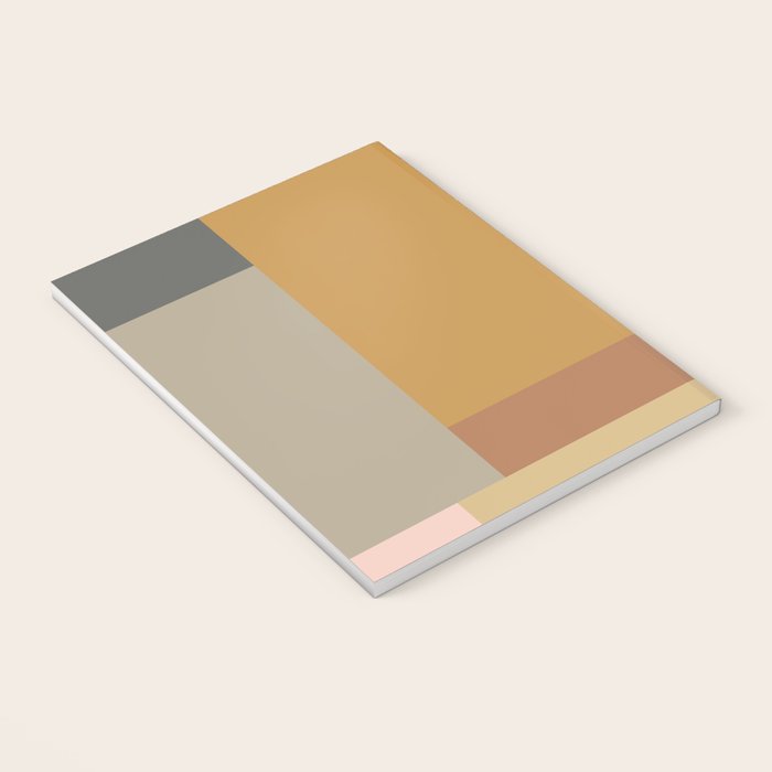 Color Block | Sage Green and Rose Pink Notebook Gallery Image 3
