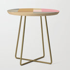 Color Block | Sage Green and Rose Pink Side Table Gallery Image 1