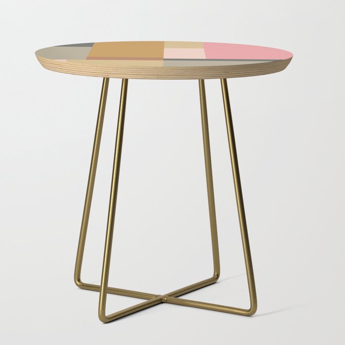 Color Block | Sage Green and Rose Pink Side Table Gallery Image 1