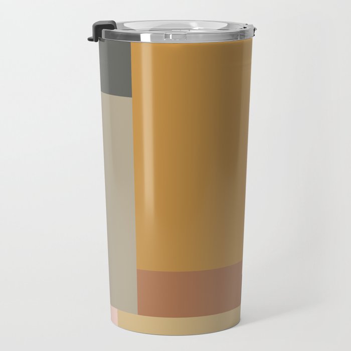 Color Block | Sage Green and Rose Pink Travel Mug Gallery Image 3