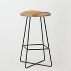 Color Block | Sage Green and Rose Pink Stool Gallery Image 1