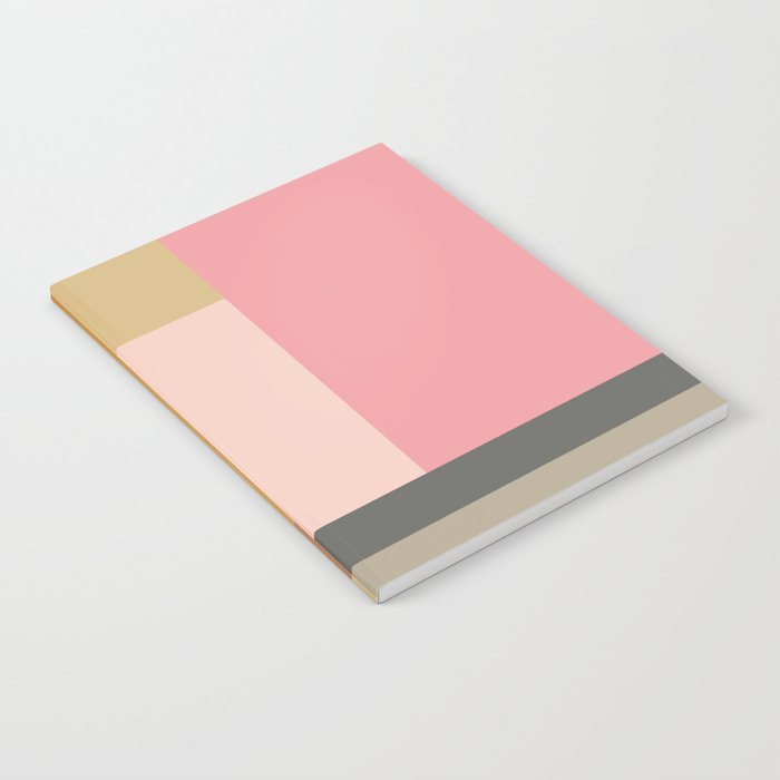 Color Block | Sage Green and Rose Pink Notebook Gallery Image 1