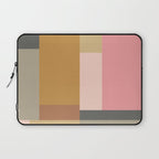 Color Block | Sage Green and Rose Pink Laptop Sleeve Gallery Image 1