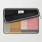 Color Block | Sage Green and Rose Pink Laptop Sleeve Gallery Image 2