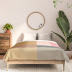Color Block | Sage Green and Rose Pink Comforter Gallery Image 3