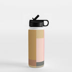 Color Block | Sage Green and Rose Pink Water Bottle Gallery Image 1