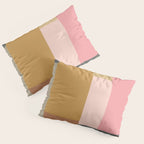 Color Block | Sage Green and Rose Pink Pillow Sham Gallery Image 3