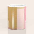 Color Block | Sage Green and Rose Pink Coffee Mug Gallery Image 4