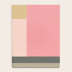 Color Block | Sage Green and Rose Pink Notebook Gallery Image 4