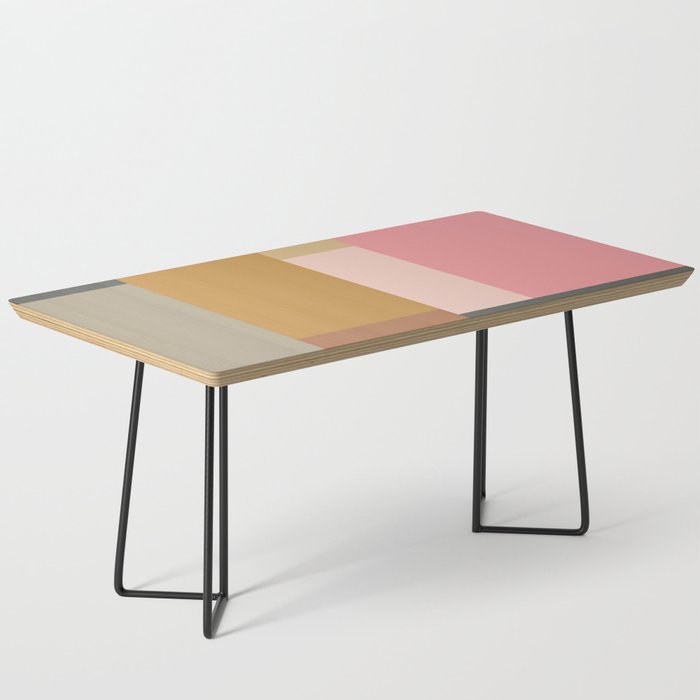 Color Block | Sage Green and Rose Pink Coffee Table Gallery Image 1