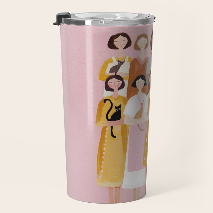 Sisterhood of Cat Lovers Travel Mug Gallery Image 3