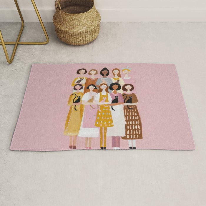 Sisterhood of Cat Lovers Rug Gallery Image 1