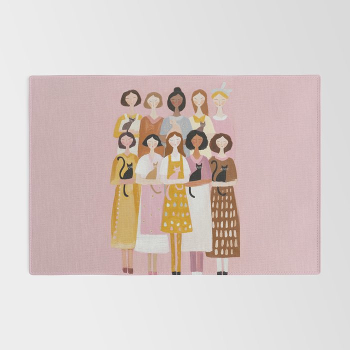 Sisterhood of Cat Lovers Rug Gallery Image 2
