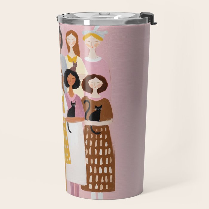 Sisterhood of Cat Lovers Travel Mug Gallery Image 2