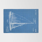 Sailboat Patent - Yacht Art - Blueprint Rug Gallery Image 2
