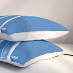 Sailboat Patent - Yacht Art - Blueprint Pillow Sham Gallery Image 3