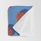 BALLS Basketball - outdoor - pattern Throw Blanket Gallery Image 3