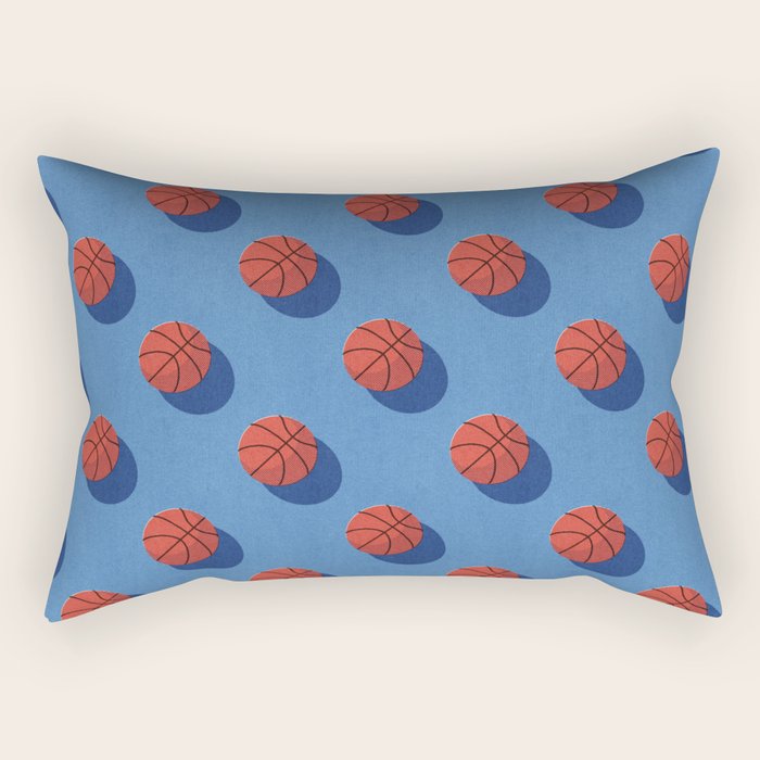 BALLS Basketball - outdoor - pattern Rectangular Pillow Gallery Image 1