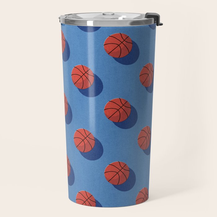 BALLS Basketball - outdoor - pattern Travel Mug Gallery Image 2