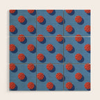 BALLS Basketball - outdoor - pattern Wood Wall Art Gallery Image 1