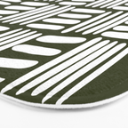 Boho (Olive Green) Bath Mat Gallery Image 3