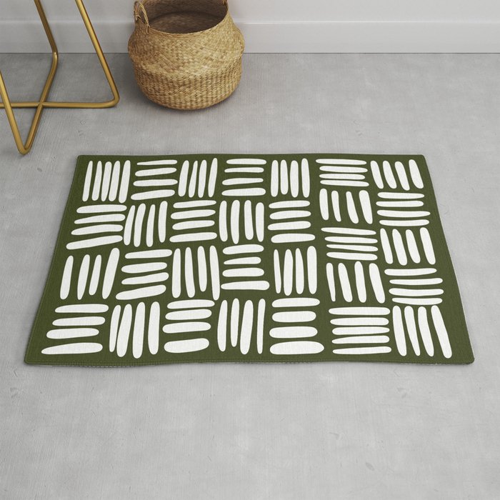 Boho (Olive Green) Rug Gallery Image 1