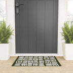 Boho (Olive Green) Welcome Mat Gallery Image 3