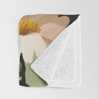 Soft Bloom Noir Throw Blanket Gallery Image 3