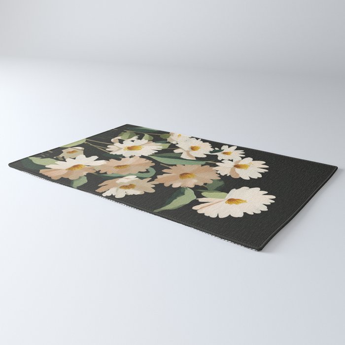 Soft Bloom Noir Rug Gallery Image 3