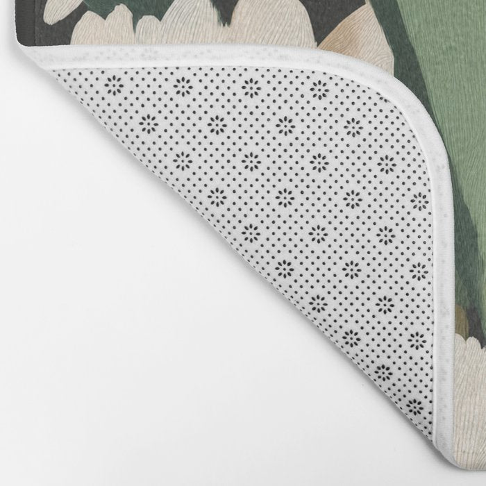 Soft Bloom Noir Bath Mat Gallery Image 2