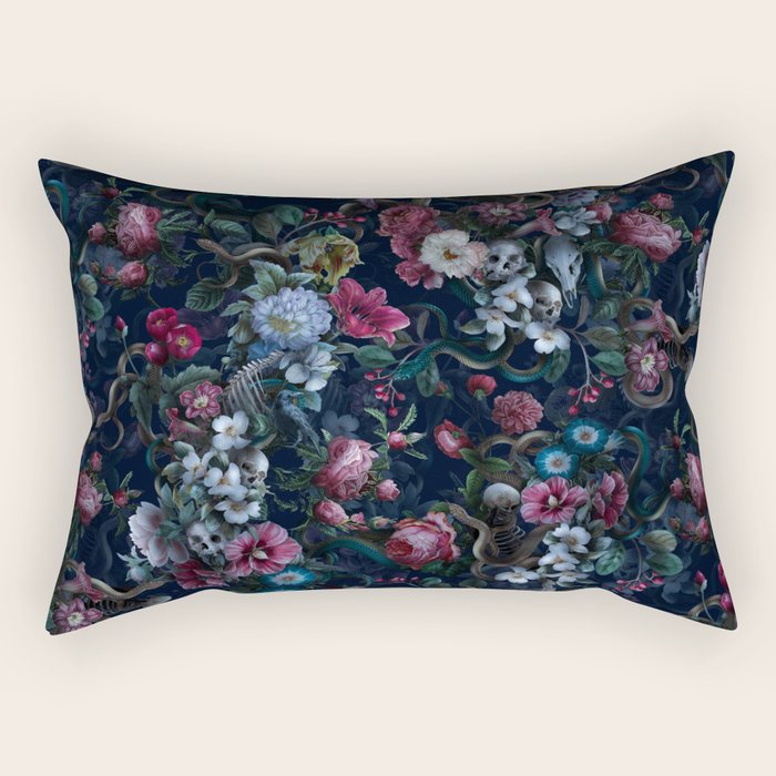 Skulls and Snakes V Rectangular Pillow Gallery Image 1