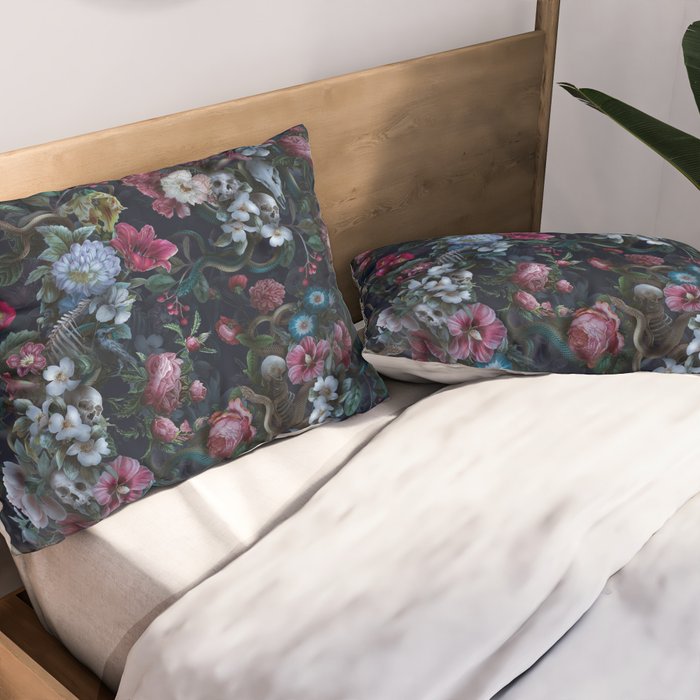 Skulls and Snakes V Pillow Sham Gallery Image 2