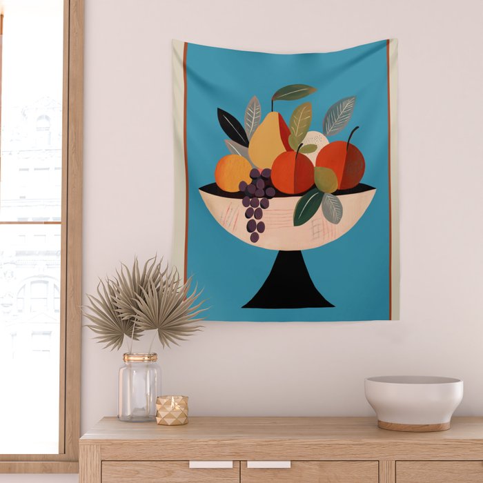 Modern Fruit Bowl I Wall Tapestry Gallery Image 2