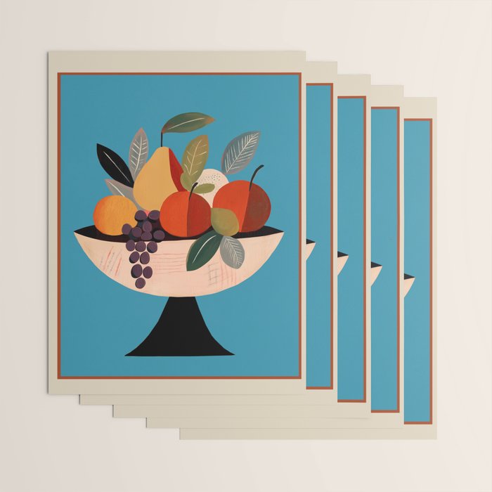 Modern Fruit Bowl I Wrapping Paper Gallery Image 3