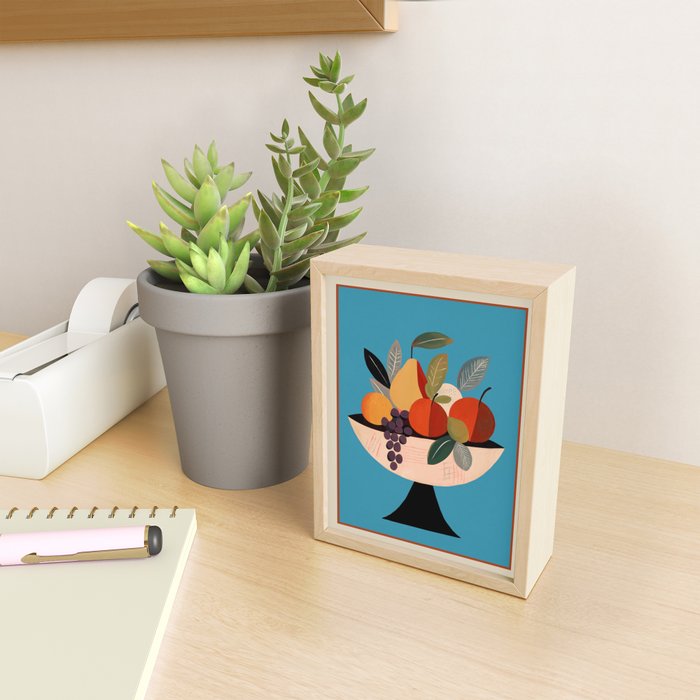 Modern Fruit Bowl I Mini Art Print Gallery Image 2