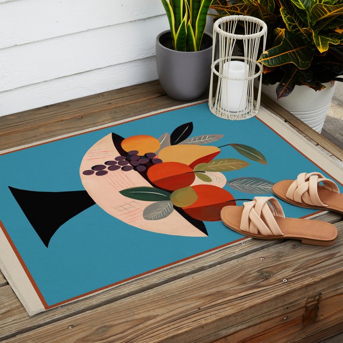 Modern Fruit Bowl I Outdoor Rug Gallery Image 2