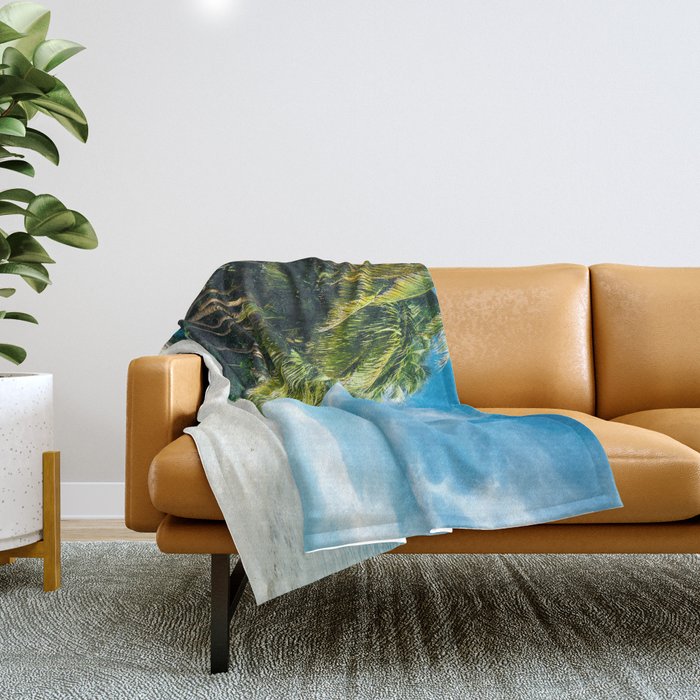 Amazing Seaside Throw Blanket Gallery Image 1