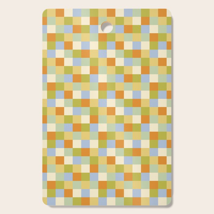 Bold Retro Checks Pattern - Small XXXVI Cutting Board Gallery Image 1