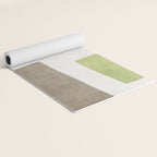 Modern Artwork Green Blue Orange Brown 01 Yoga Mat Gallery Image 2
