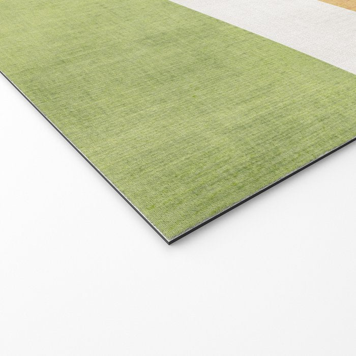 Modern Artwork Green Blue Orange Brown 01 Welcome Mat Gallery Image 2
