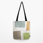 Modern Artwork Green Blue Orange Brown 01 Tote Bag Gallery Image 2