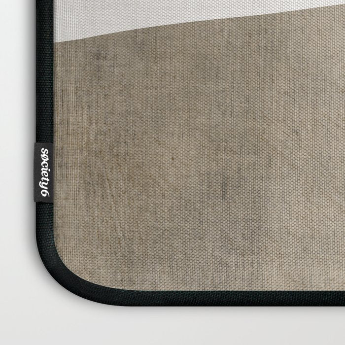 Modern Artwork Green Blue Orange Brown 01 Laptop Sleeve Gallery Image 3