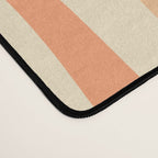 Retro Liquid Swirl Abstract Pattern in Mustard Yellow and Warm Peach Blush Tones Desk Mat Gallery Image 4