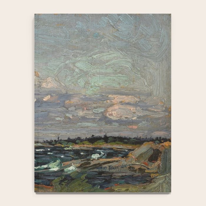 Tom Thomson Windy Day- Rough Weather in the Islands 1914. Canadian Landscape Artist Notebook Gallery Image 4