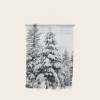 Winter Magic - Snow Covered Fir Trees Pacific Northwest Wall Hanging Gallery Image 1